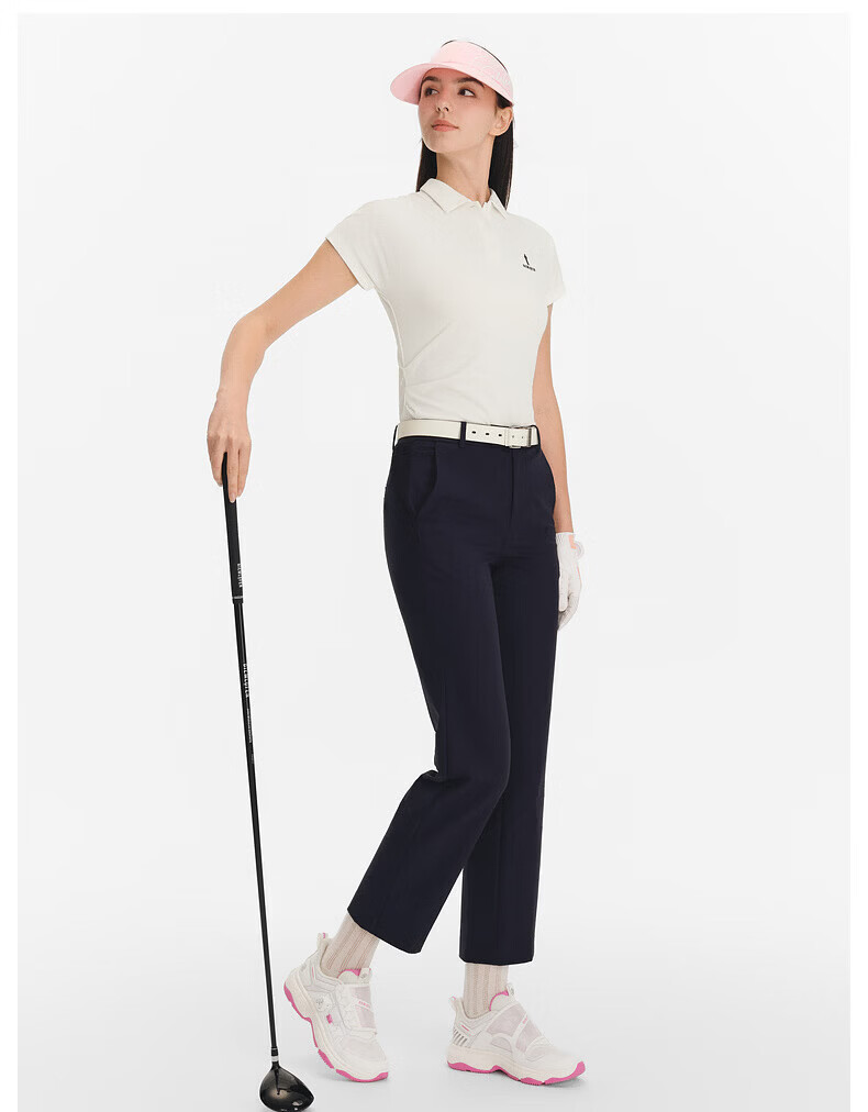 Biyinlefen Golf [Cooling Fine Bead Texture] 2026 Spring New Women's Sports Casual Stretch Comfortable Short Sleeve Polo Shirt 10